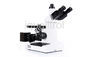 Microscópio Metalúrgico Digital Trinocular Invertido com Sistema Óptico Infinito